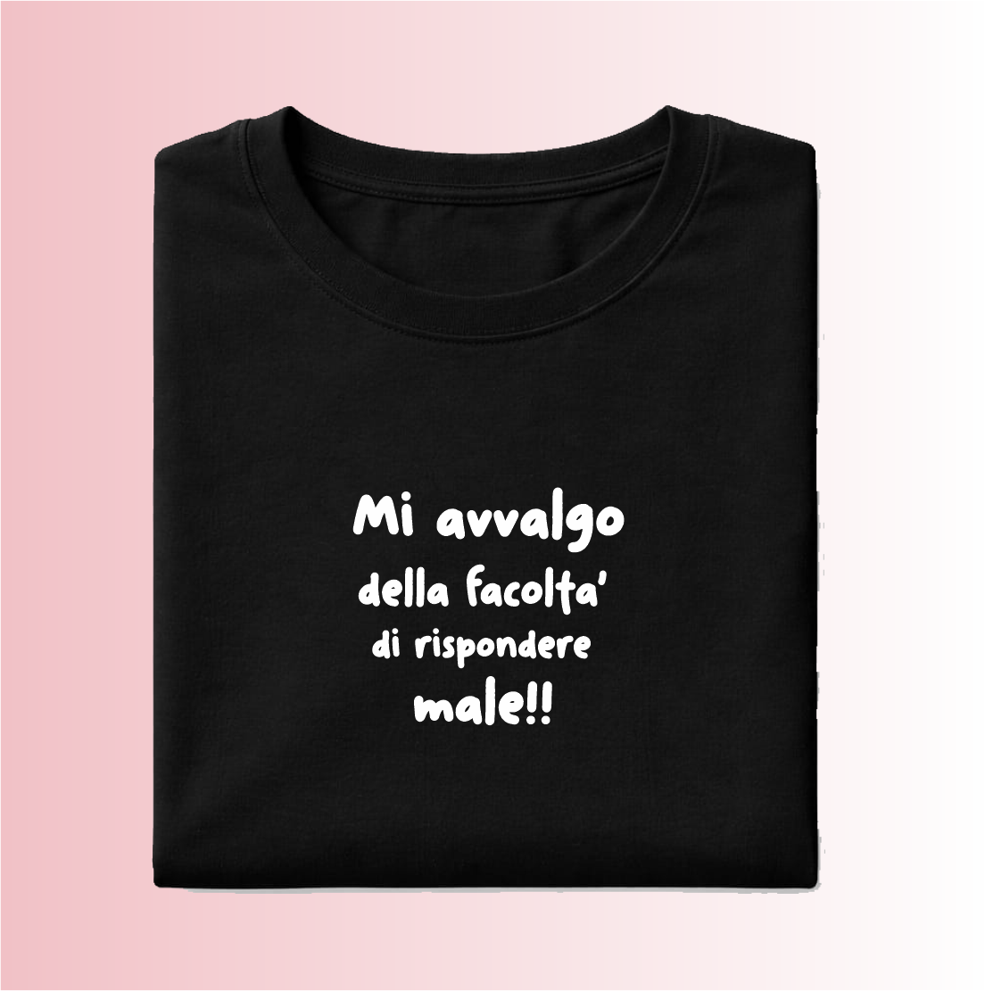 Mi avvolgo della facoltà..