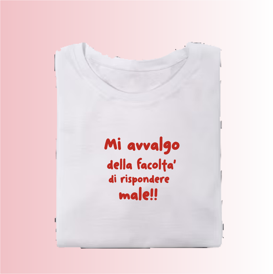 Mi avvolgo della facoltà..